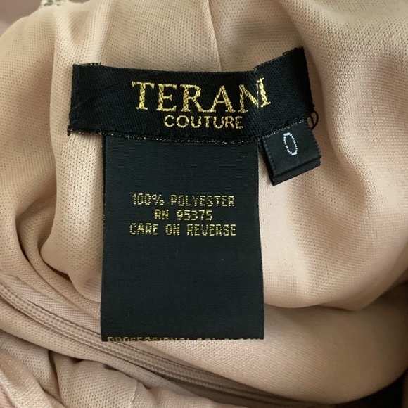 TERANI COUTURE PINK PROM DRESS size 0 - Picture 10 of 10